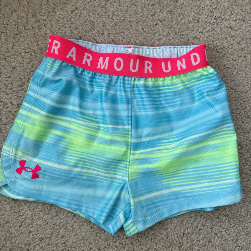 Under Armour Kids Shorts - Blue and Green